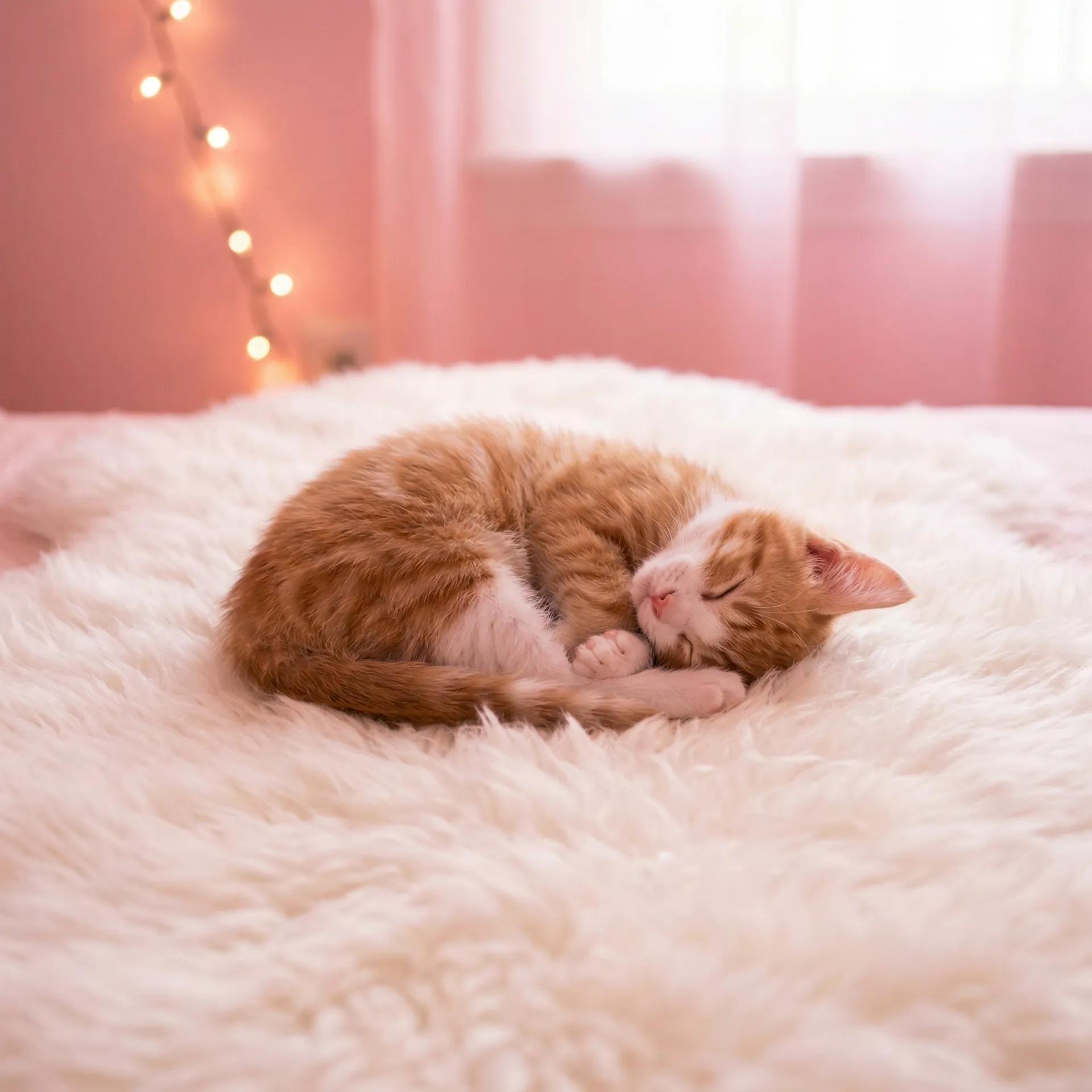小猫蜷成一团入睡 - 众星之子出装
